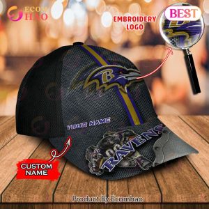 NFL Baltimore Ravens Custom Name Embroidery Cap