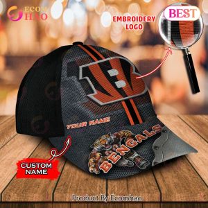 NFL Cincinnati Bengals Custom Name Embroidery Cap