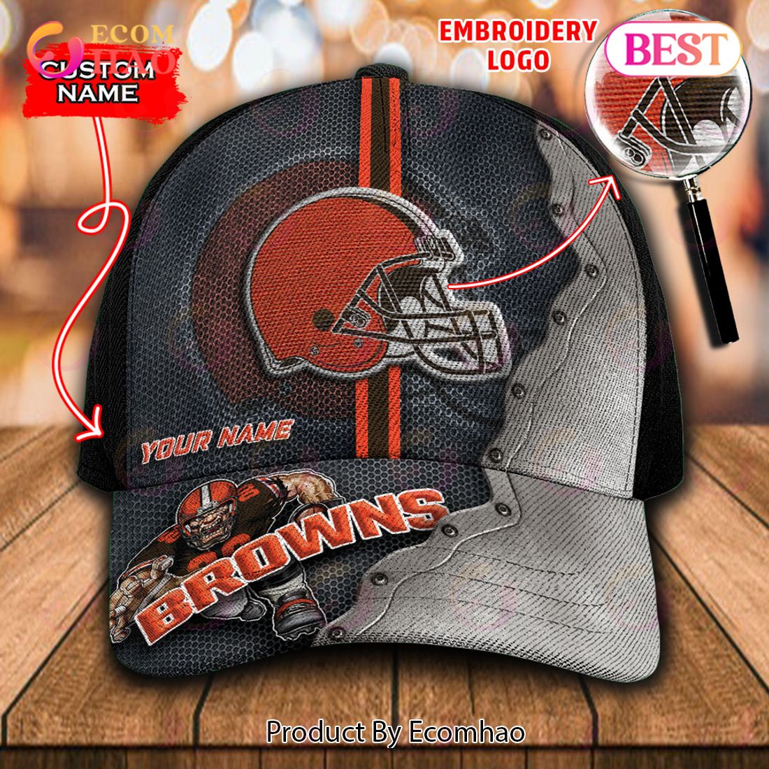 NFL Cincinnati Bengals Custom Name Embroidery Cap