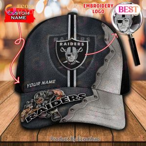 NFL Las Vegas Raiders Custom Name Embroidery Cap