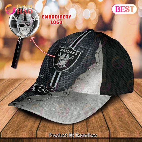 NFL Las Vegas Raiders Custom Name Embroidery Cap