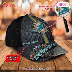 NFL Miami Dolphins Custom Name Embroidery Cap