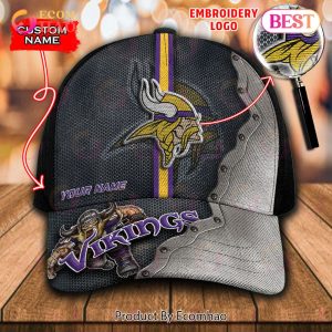 NFL Minnesota Vikings Custom Name Embroidery Cap