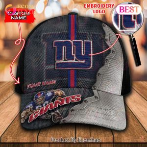 NFL New York Giants Custom Name Embroidery Cap