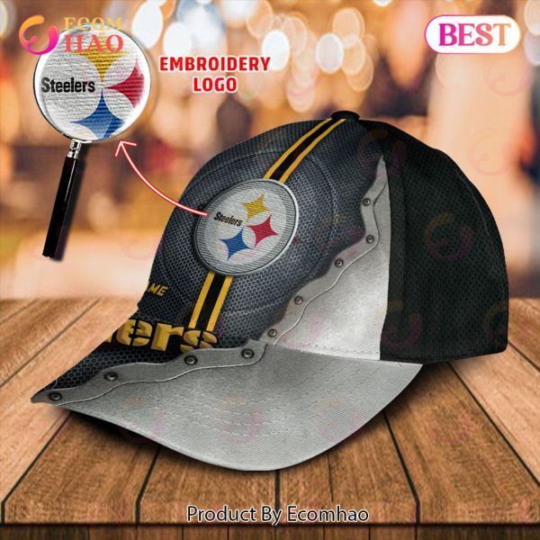 NFL Pittsburgh Steelers Custom Name Embroidery Cap