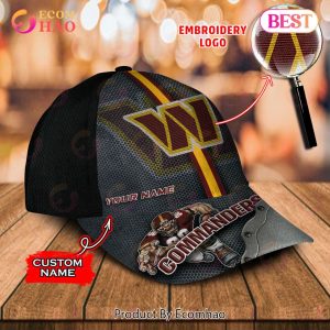 NFL Washington Commanders Custom Name Embroidery Cap