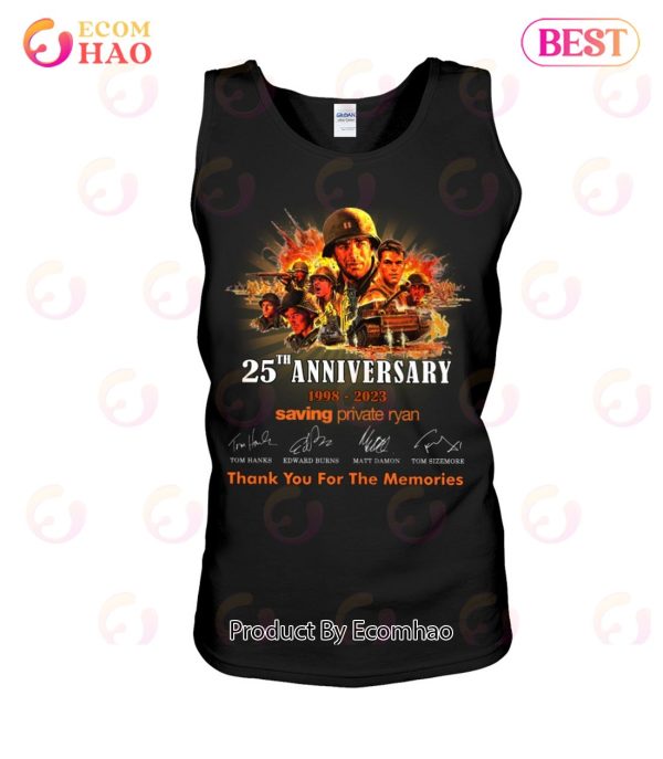 25th Anniversary 1998 – 2023 Saving Private Ryan Thank You For The Memories T-Shirt