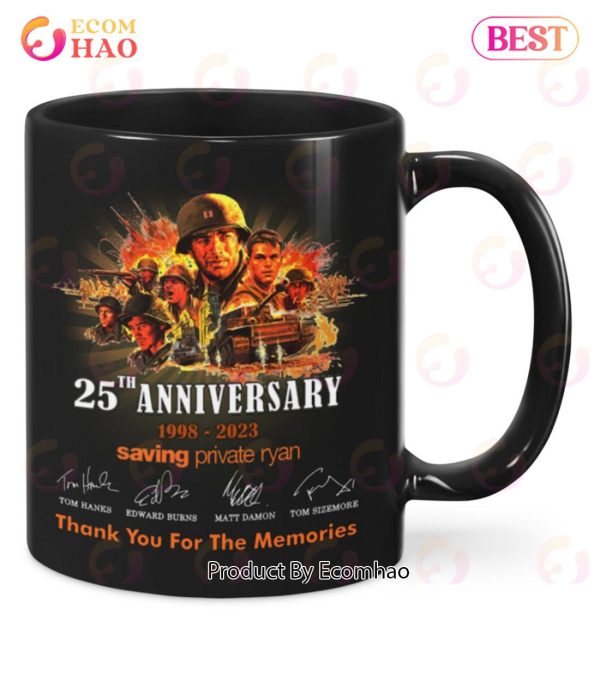 25th Anniversary 1998 – 2023 Saving Private Ryan Thank You For The Memories T-Shirt