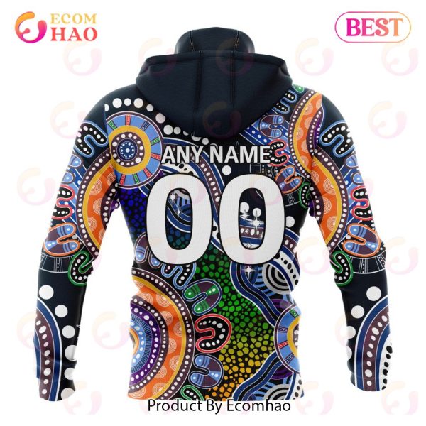 AFL Carlton Football Club Special Indigenous Design 3D Hoodie