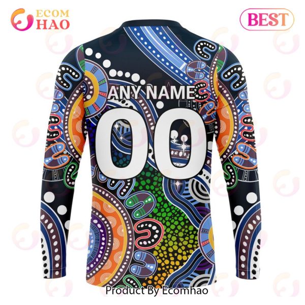 AFL Carlton Football Club Special Indigenous Design 3D Hoodie