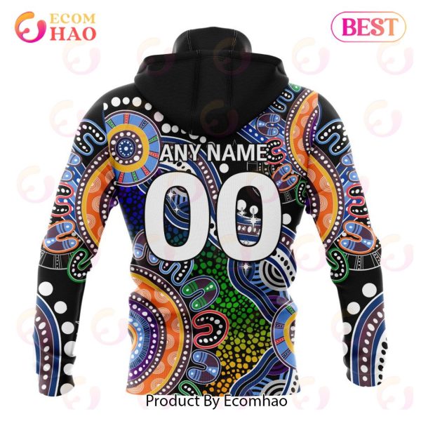 AFL Collingwood Football Club Special Indigenous Design 3D Hoodie