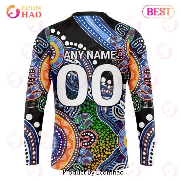 AFL Collingwood Football Club Special Indigenous Design 3D Hoodie
