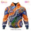 AFL Gold Coast Suns Special Indigenous Design 3D Hoodie