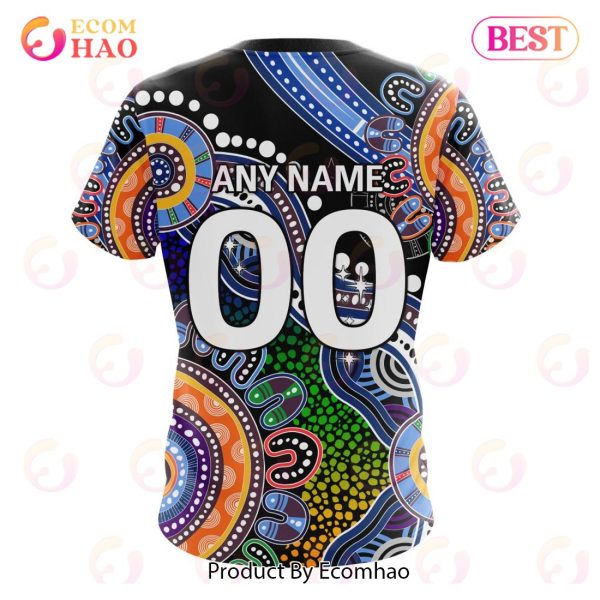 AFL St Kilda Football Club Special Indigenous Design 3D Hoodie