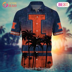 Illinois Fighting Illini Hawaii Shirt Short Style Hot Trending Summer