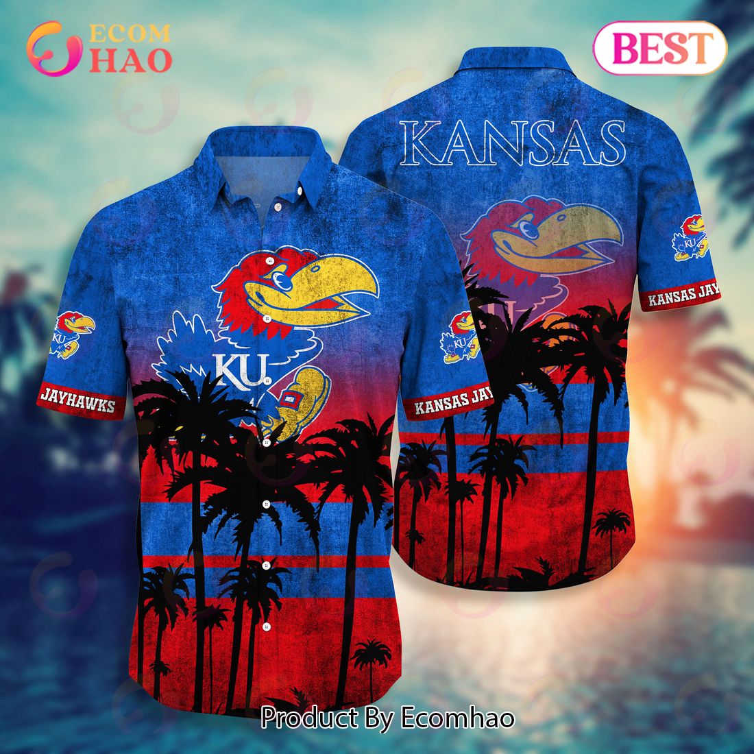 Kansas Jayhawks Hawaii Shirt Short Style Hot Trending Summer