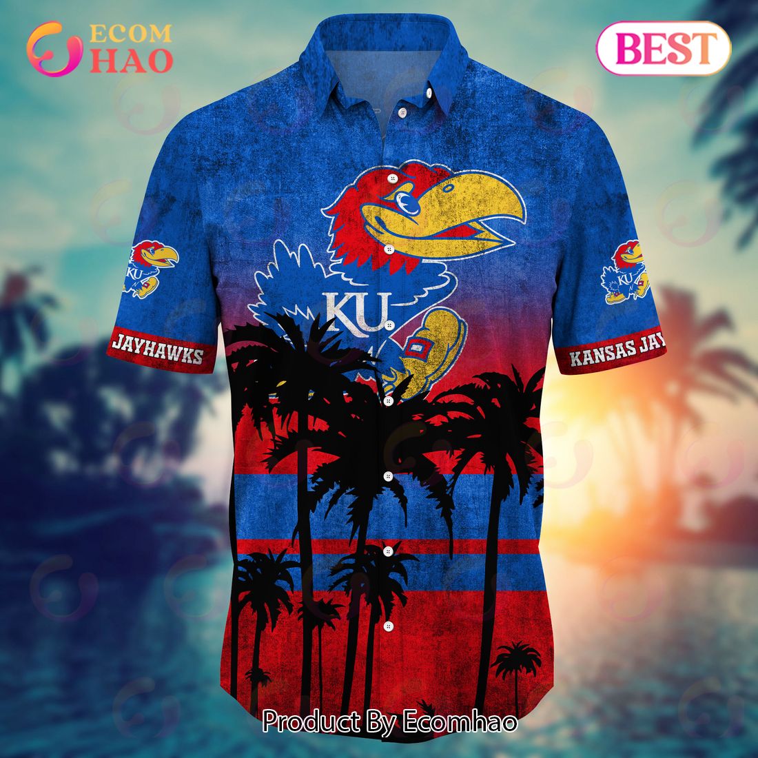 Kansas Jayhawks Hawaii Shirt Short Style Hot Trending Summer