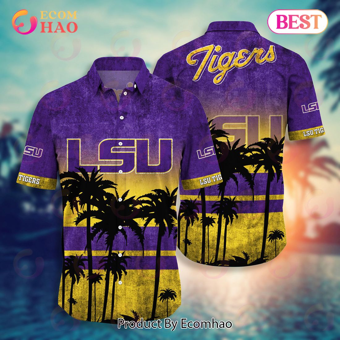 LSU TIGERS Hawaii Shirt Short Style Hot Trending Summer