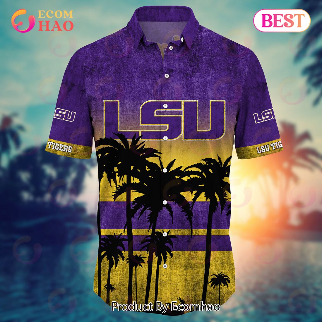 LSU TIGERS Hawaii Shirt Short Style Hot Trending Summer