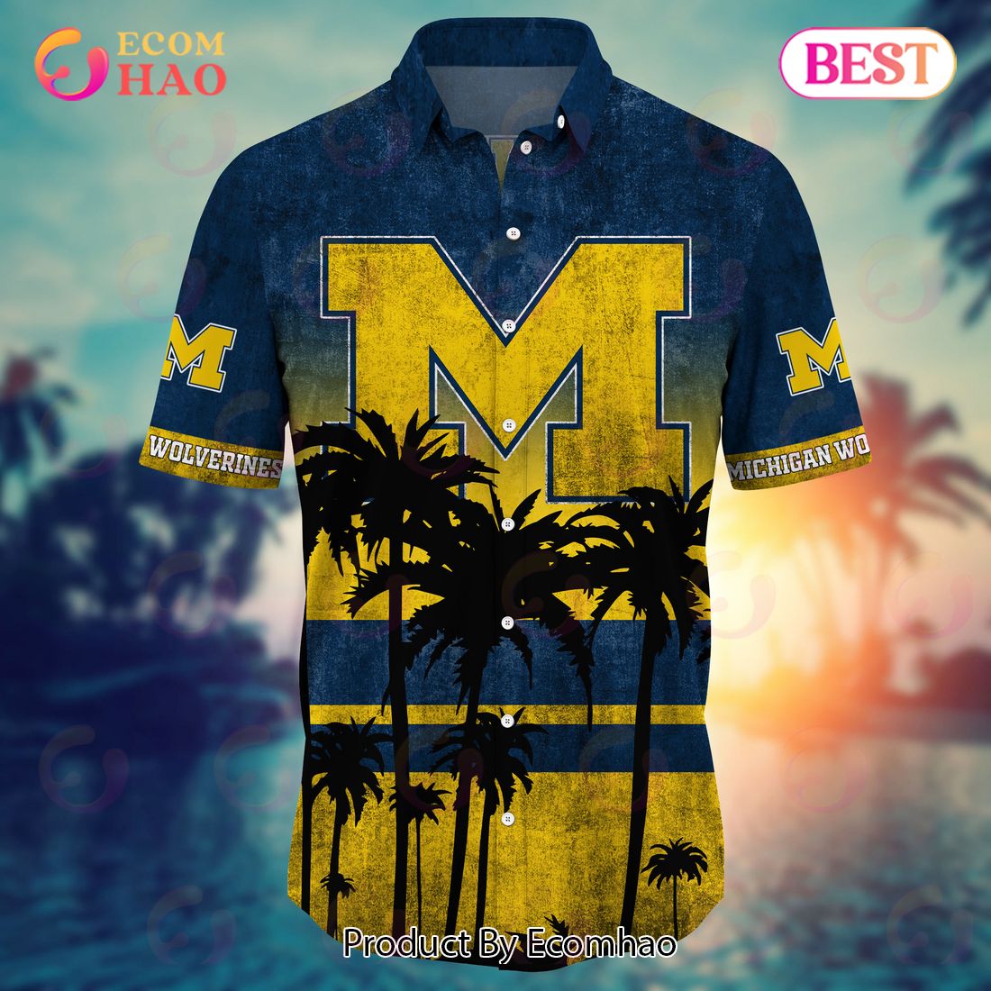 Michigan Wolverines Hawaii Shirt Short Style Hot Trending Summer