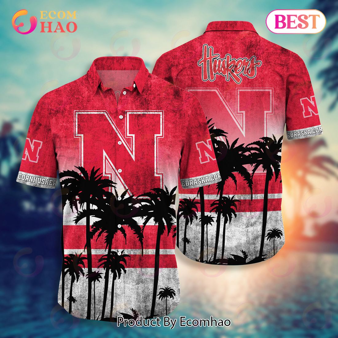 Nebraska Cornhuskers Hawaii Shirt Short Style Hot Trending Summer