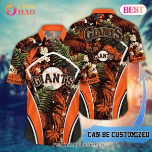 New Summer Custom Name San Francisco Giants MLB Flower Hawaii Shirt For Fans