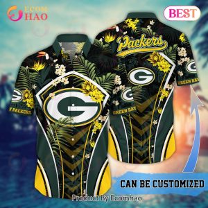 Personalized Name Green Bay Packers NFL Flower Hawaii Shirt For Fans New Summer