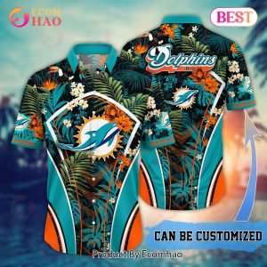 Personalized Name Miami Dolphins NFL Flower Hawaii Shirt For Fans New Summer