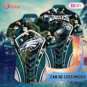 Personalized Name Philadelphia Eagles NFL Flower Hawaii Shirt For Fans New Summer