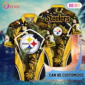 Personalized Name Pittsburgh Steelers NFL Flower Hawaii Shirt For Fans New Summer