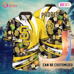 Personalized Name San Diego Padres MLB Flower Hawaii Shirt For Fans Summer
