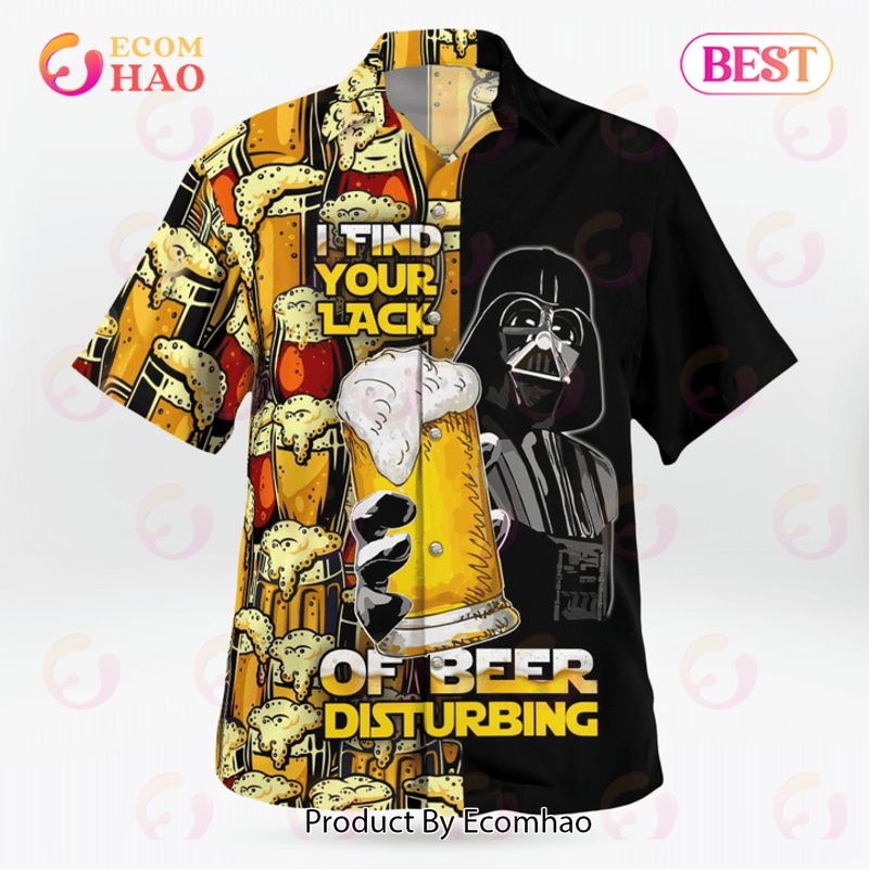 Darth Vader I Find Your Lack Of Beer Disturbing Hawaiian Shirt