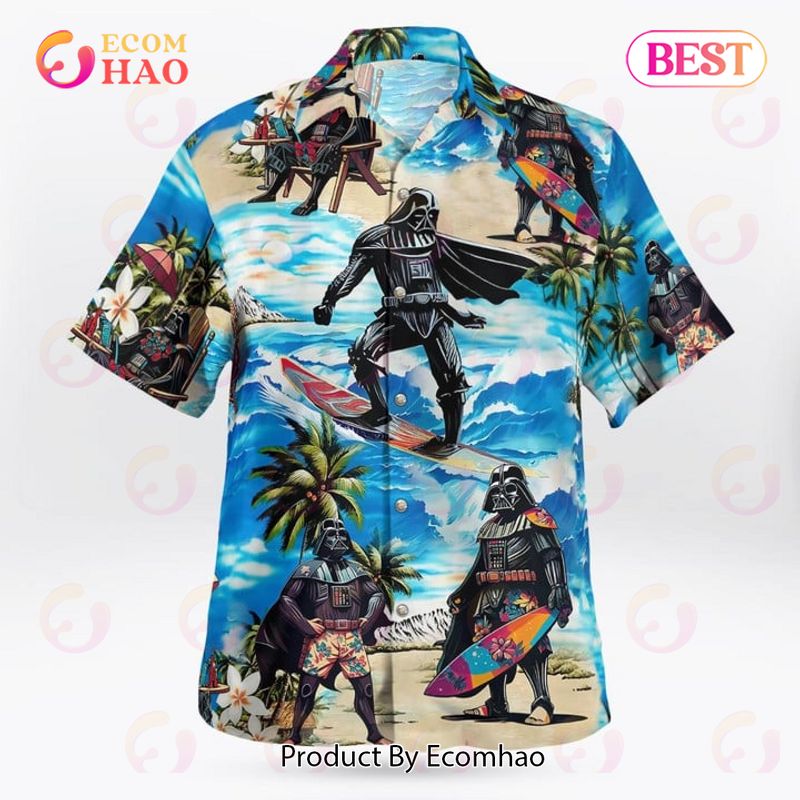 Darth Vader Star Wars Surfing Hawaiian Shirt