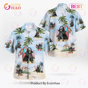 Darth Vader Summer Time Hawaiian Shirt Light Blue