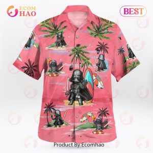 Darth Vader Summer Time Hawaiian Shirt Pink