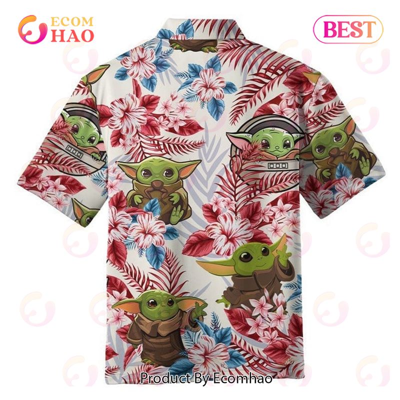 Star War Baby Yoda 4Th Of July Independence Day Hawaiian Shirt Shorts