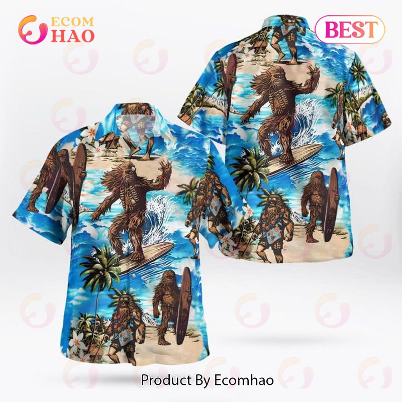 Star Wars Chewbacca Surfing Hawaiian Shirt