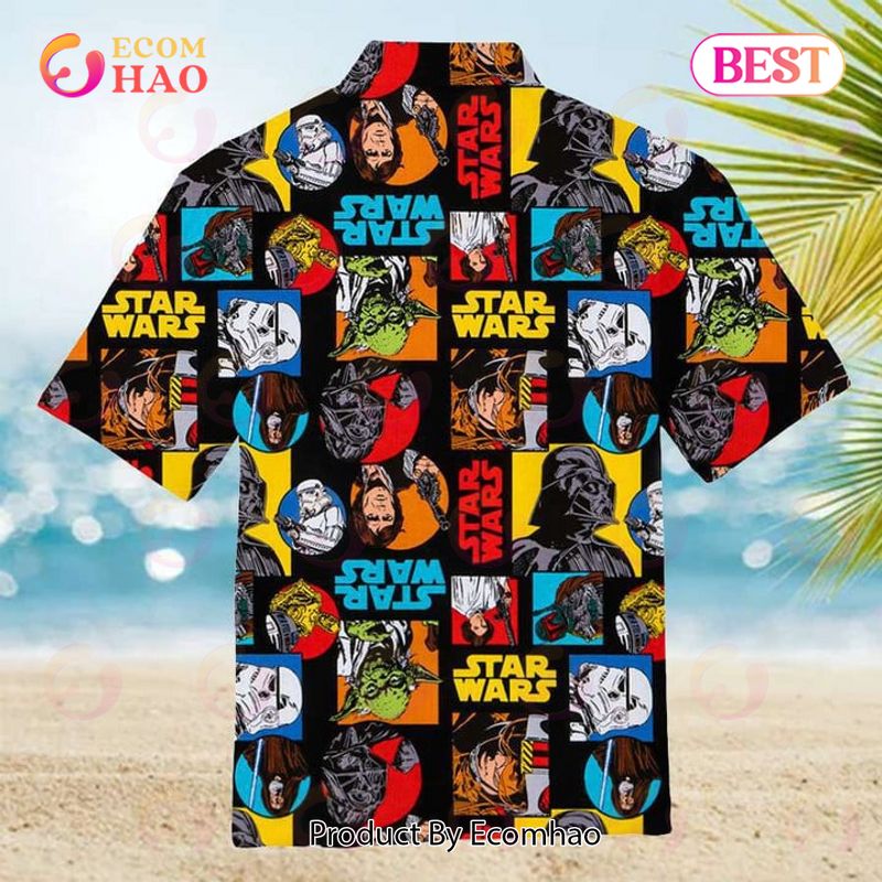 Star Wars Pattern Colorful Hawaiian Shirt