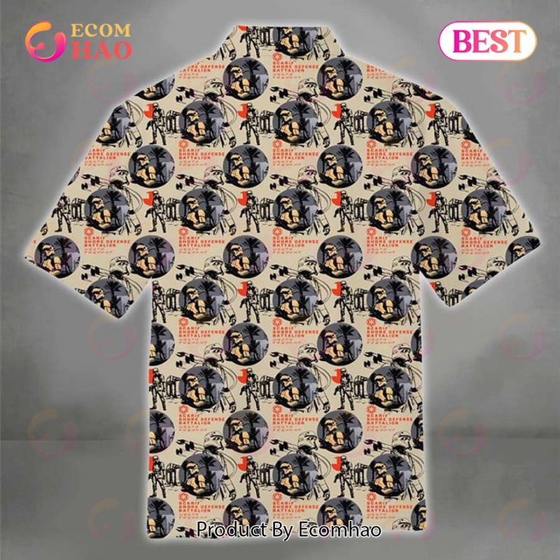 Star Wars Scarif Trooper Pattern Hawaiian Shirt