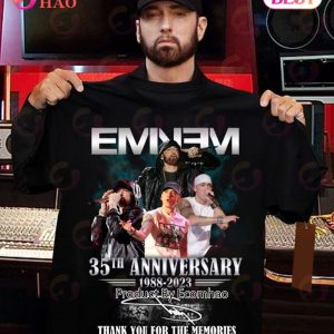 Eminem 35th Anniversary 1988 – 2023 Thank You For The Memories T-Shirt