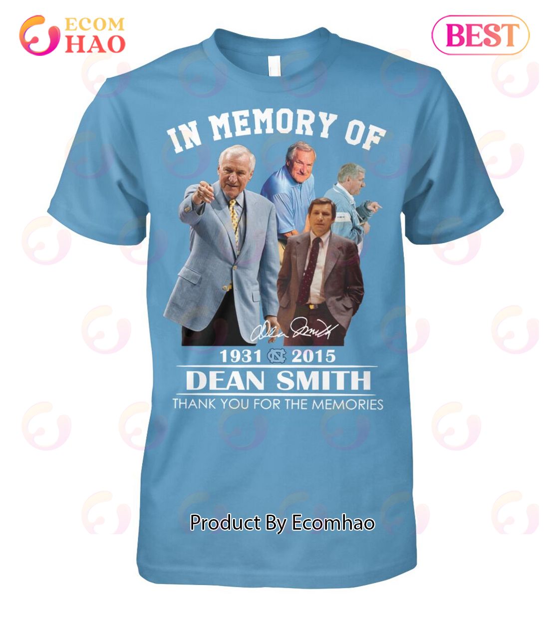 In Memory Of 1931 – 2015 Dean Smith Thank You For The Memories T-Shirt