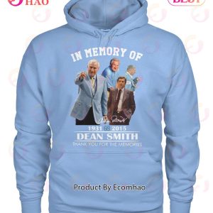 In Memory Of 1931 – 2015 Dean Smith Thank You For The Memories T-Shirt
