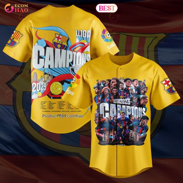 LLIGA2023 Campions Barcelona 3D Hoodie