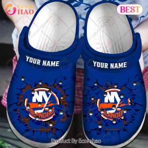 Personalized NHL New York Islanders Broken Wall Crocs