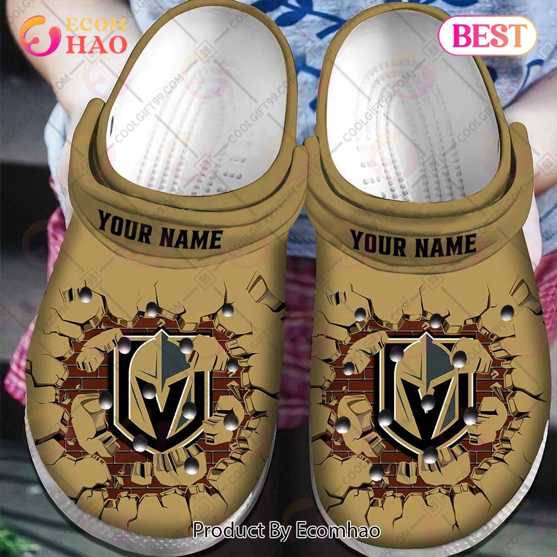 Custom NHL Vegas Golden Knights Hunting Camouflage Design