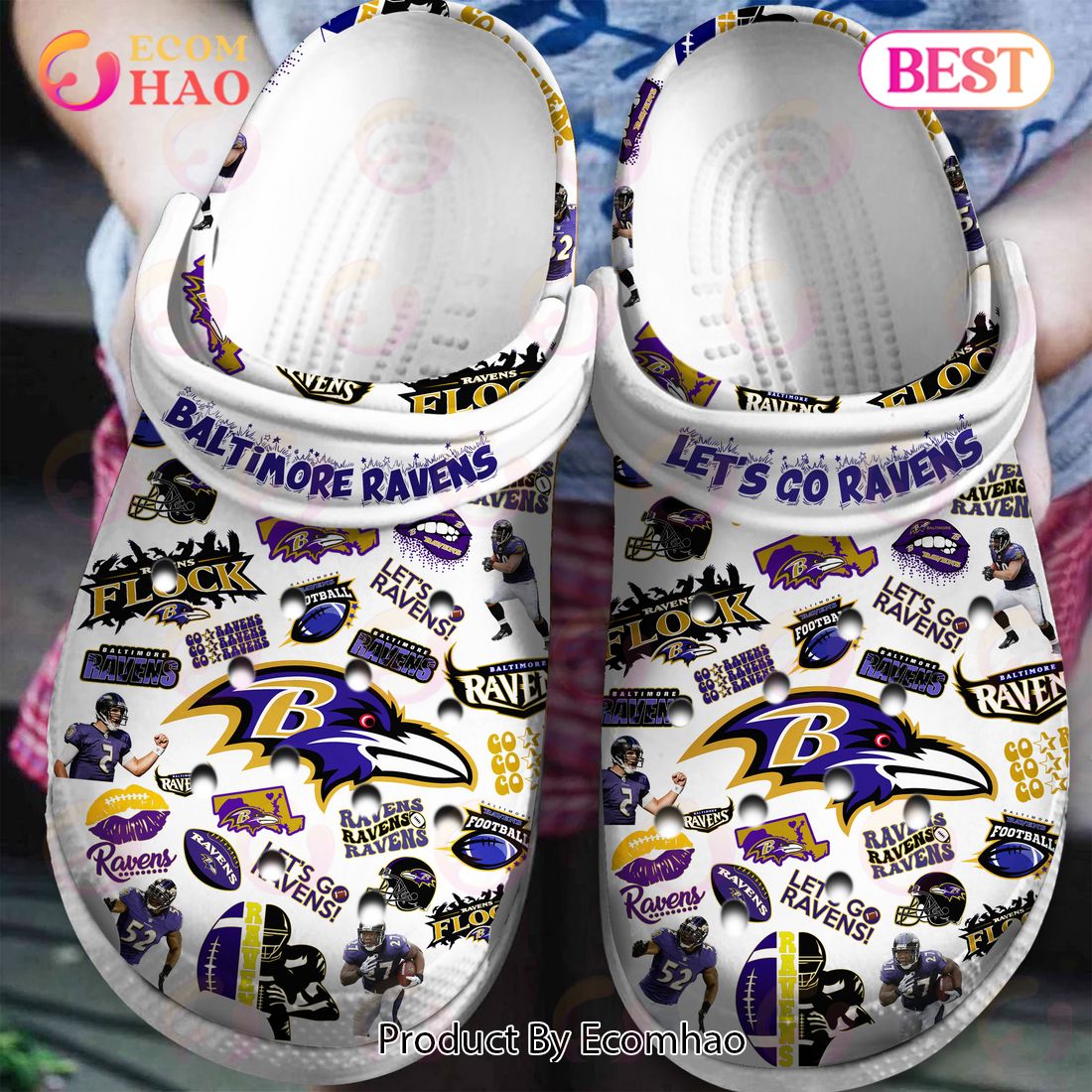 NFL Baltimore Ravens Premium Clogs