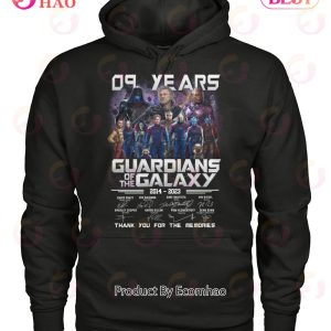 09 Years Guardians Of The Galaxy 2014 – 2023 Thank You For The Memories T-Shirt