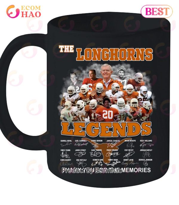 The Longhorns Legends Signature Thank You For The Memories T-Shirt