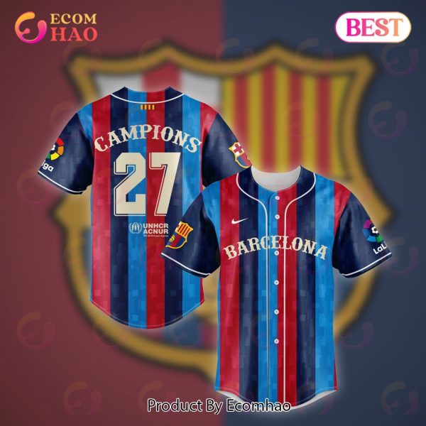 Campions Barcelona LaLiga 2023 Jersey