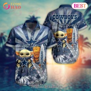 Dallas Cowboys NFL Baby Yoda Hawaiian